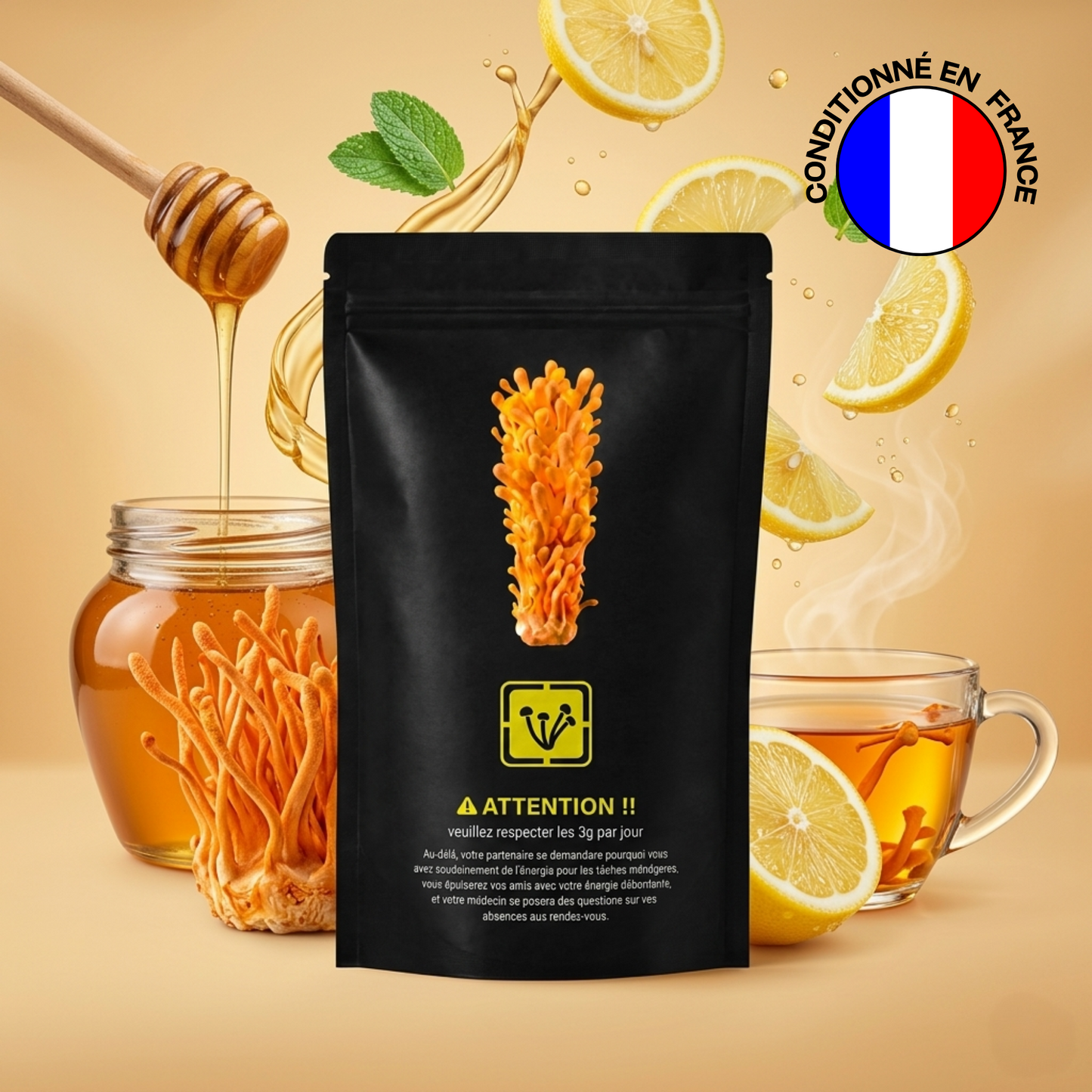 CORDYCEPS MILITARIS SECHE 100%